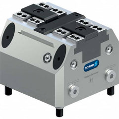 Schunk - Machine Vises Jaw Width (mm): 160.0 Throat Depth (mm): 200.0 - Eagle Tool & Supply