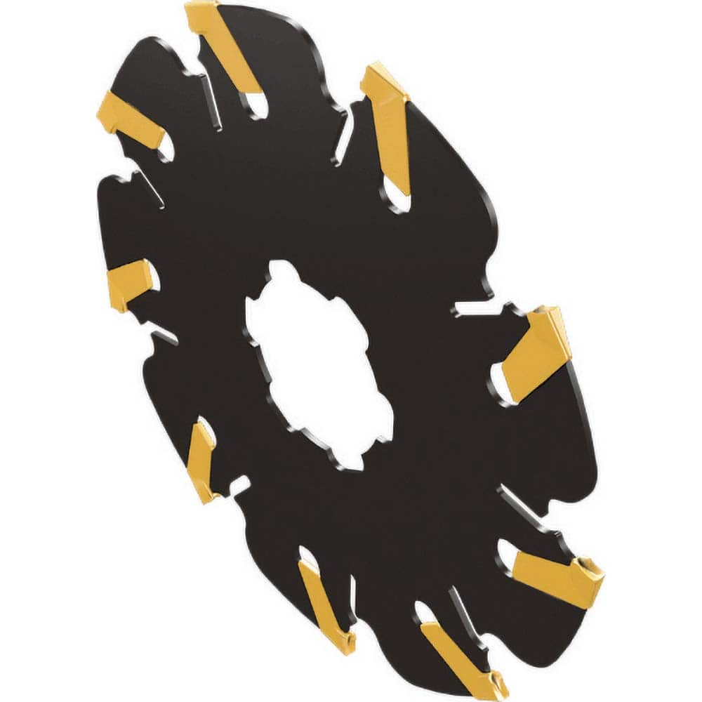 Iscar - Indexable Slotting Cutters Connection Type: Arbor Cutting Width (Decimal Inch): 0.0310 - Eagle Tool & Supply