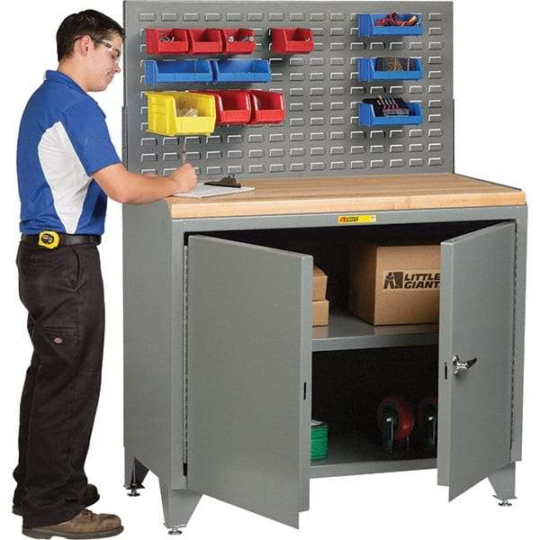 Little Giant - Stationary Workstations Type: Security Workstation Width (Inch): 48 - Eagle Tool & Supply