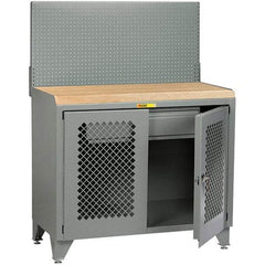 Little Giant - Stationary Workstations Type: Security Workstation Width (Inch): 48 - Eagle Tool & Supply