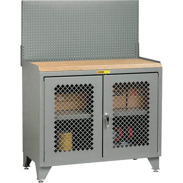 Little Giant - Stationary Workstations Type: Security Workstation Width (Inch): 48 - Eagle Tool & Supply