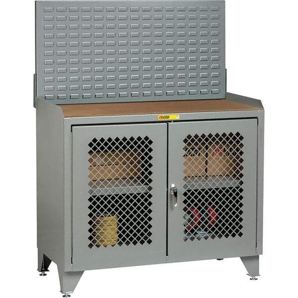 Little Giant - Stationary Workstations Type: Security Workstation Width (Inch): 48 - Eagle Tool & Supply