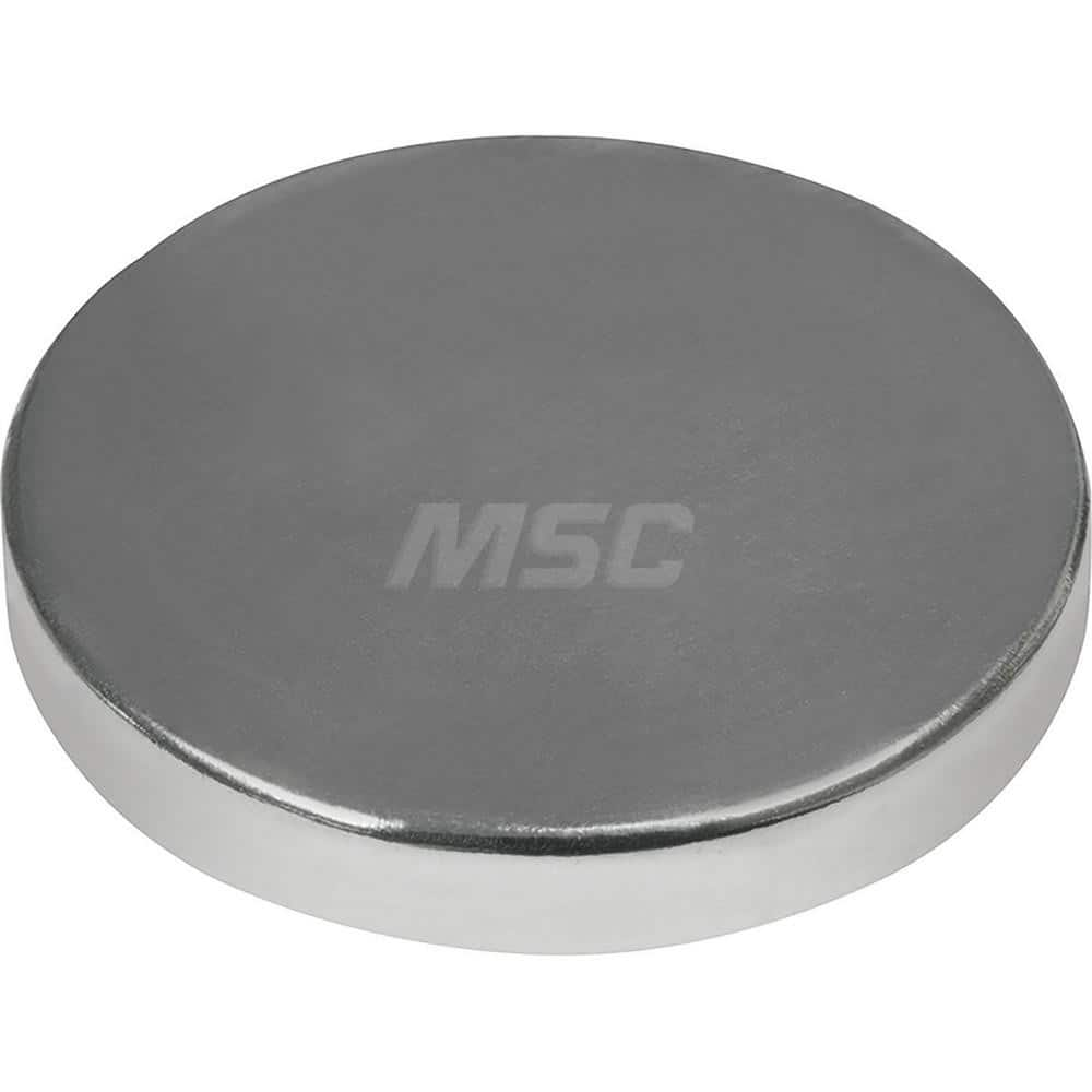 Rare Earth Disc & Cylinder Magnets; Rare Earth Metal Type: Rare Earth; Diameter (Inch): 0.750; Overall Height: 0.063 in; Height (Inch): 0.063 in; Maximum Pull Force: 4.9 lb; Maximum Operating Temperature: 180  ™F; Finish: Nickel Plated; Grade: N42; Height