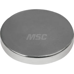 Rare Earth Disc & Cylinder Magnets; Rare Earth Metal Type: Rare Earth; Diameter (Inch): 0.750; Overall Height: 0.063 in; Height (Inch): 0.063 in; Maximum Pull Force: 4.9 lb; Maximum Operating Temperature: 180  ™F; Finish: Nickel Plated; Grade: N42; Height