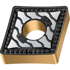 Turning Insert:  CNMG322-MP3 WPP10G,  Solid Carbide TiCN, Al2O3 & TiN Finish,  Neutral,  0.3810″ Long,  3/8″ Inscribed Circle,  0.0310″ Corner Radius,  80.0 &deg N/A Diamond,  Series  CNMG