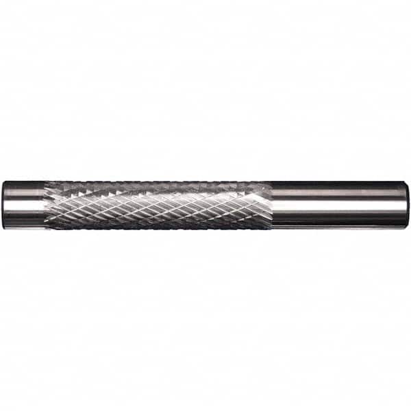 Precision Twist Drill - 1/4" Cut Diam, 1/4" Shank Diam, Carbide Double Cut Cylinder Burr with Pilot - Eagle Tool & Supply