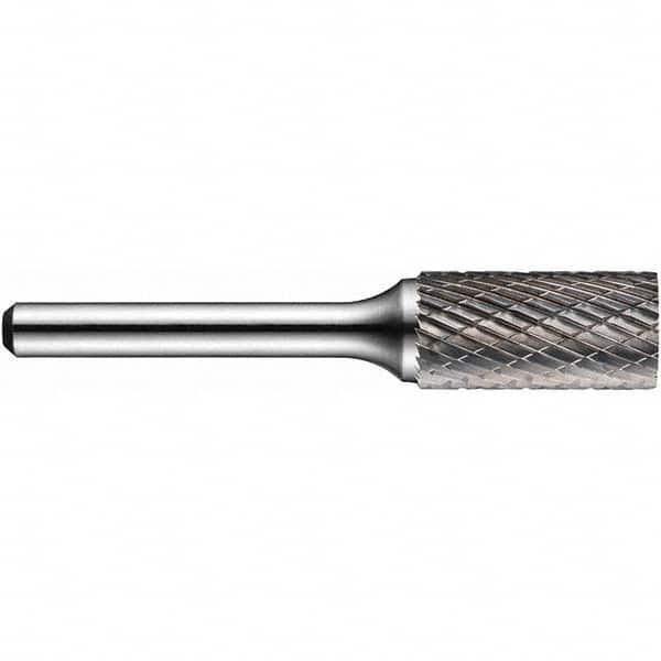 Precision Twist Drill - 3/4" Cut Diam, 1/4" Shank Diam, Carbide Double Cut Cylinder Burr - Eagle Tool & Supply