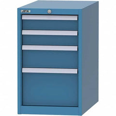 LISTA - 4 Drawer, 45 Compartment Bright Blue Steel Modular Storage Cabinet - Eagle Tool & Supply