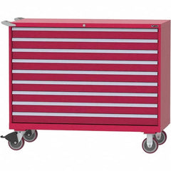 LISTA - 9 Drawer, 84 Compartment Bright Blue Steel Modular Storage Cabinet - Eagle Tool & Supply