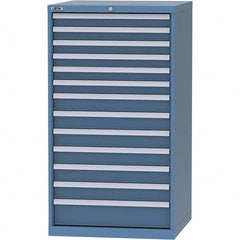 LISTA - 13 Drawer, 45 Compartment Bright Blue Steel Modular Storage Cabinet - Eagle Tool & Supply