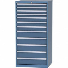 LISTA - 12 Drawer, 124 Compartment Bright Blue Steel Modular Storage Cabinet - Eagle Tool & Supply