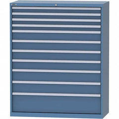 LISTA - 11 Drawer, 99 Compartment Bright Blue Steel Modular Storage Cabinet - Eagle Tool & Supply