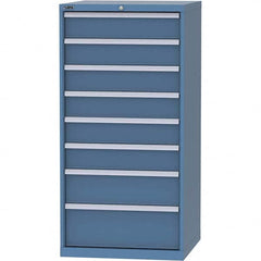 LISTA - 8 Drawer, 45 Compartment Bright Blue Steel Modular Storage Cabinet - Eagle Tool & Supply