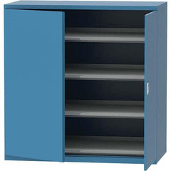 LISTA - 84 Compartment Bright Blue Steel Modular Storage Cabinet - Eagle Tool & Supply