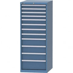 LISTA - 12 Drawer, 99 Compartment Bright Blue Steel Modular Storage Cabinet - Eagle Tool & Supply