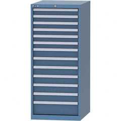 LISTA - 13 Drawer, 99 Compartment Bright Blue Steel Modular Storage Cabinet - Eagle Tool & Supply