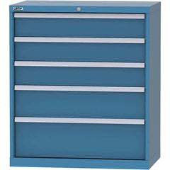 LISTA - 4 Drawer, 84 Compartment Bright Blue Steel Modular Storage Cabinet - Eagle Tool & Supply
