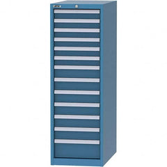 LISTA - 13 Drawer, 45 Compartment Bright Blue Steel Modular Storage Cabinet - Eagle Tool & Supply