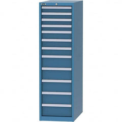 LISTA - 12 Drawer, 45 Compartment Bright Blue Steel Modular Storage Cabinet - Eagle Tool & Supply