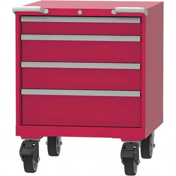 LISTA - 4 Drawer, 45 Compartment Bright Blue Steel Modular Storage Cabinet - Eagle Tool & Supply