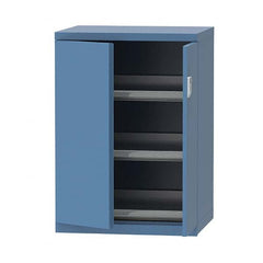 LISTA - 7 Drawer, 124 Compartment Bright Blue Steel Modular Storage Cabinet - Eagle Tool & Supply