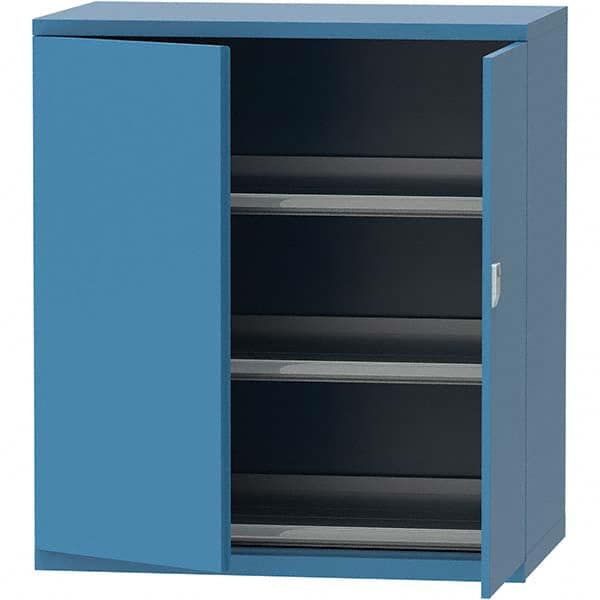 LISTA - 99 Compartment Bright Blue Steel Modular Storage Cabinet - Eagle Tool & Supply
