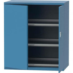LISTA - 99 Compartment Bright Blue Steel Modular Storage Cabinet - Eagle Tool & Supply