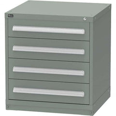 Vidmar - 4 Drawer Vidmar Green Steel Modular Storage Cabinet - Eagle Tool & Supply