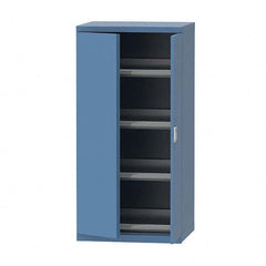 LISTA - 124 Compartment Bright Blue Steel Modular Storage Cabinet - Eagle Tool & Supply