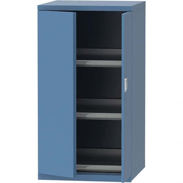 LISTA - 45 Compartment Bright Blue Steel Modular Storage Cabinet - Eagle Tool & Supply
