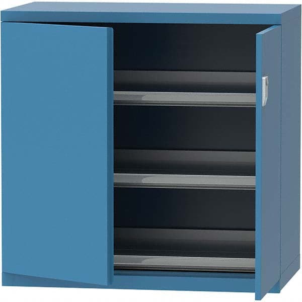 LISTA - 84 Compartment Bright Blue Steel Modular Storage Cabinet - Eagle Tool & Supply