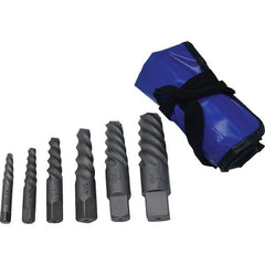 Cleveland - Bolt Extractor Sets Tool Type: Screw Extractor Set Number of Pieces: 6.000 - Eagle Tool & Supply