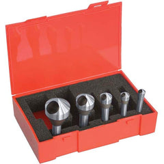 Cleveland - Countersink Sets Countersink Type: Zero Flute Minimum Head Diameter (Inch): 5/16 - Eagle Tool & Supply