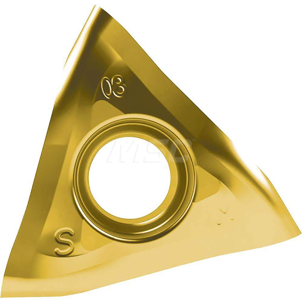 TRI POS RAKE RH Carbide Milling Insert TiCN/Al2O3/TiN Finish, 5.7mm Thick