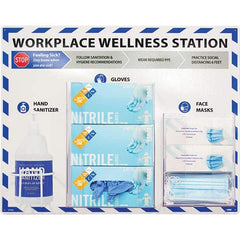 NMC - PPE Dispensers Type: Wellness Station Mount: Table/Wall - Eagle Tool & Supply