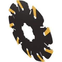 Iscar - Indexable Slotting Cutters Connection Type: Arbor Cutting Width (Decimal Inch): 0.0390 - Eagle Tool & Supply