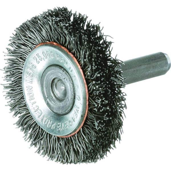 Osborn - Wheel Brushes Outside Diameter (Inch): 3 Shank Diameter (Inch): 1/4 - Eagle Tool & Supply