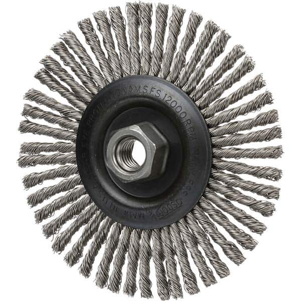 Osborn - Wheel Brushes Outside Diameter (Inch): 4 Arbor Hole Thread Size: 5/8-11 - Eagle Tool & Supply