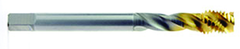 10-24 0 Fl H2 HSSE Spiral Fl Tap-- TiN - Eagle Tool & Supply