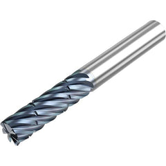 Niagara Cutter - 1/2" Diam 7 Flute Solid Carbide 0.03" Corner Radius End Mill - Eagle Tool & Supply