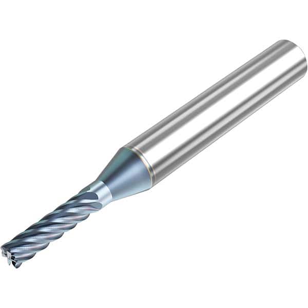 Niagara Cutter - 1/8" Diam 6 Flute Solid Carbide 0.01" Corner Radius End Mill - Eagle Tool & Supply