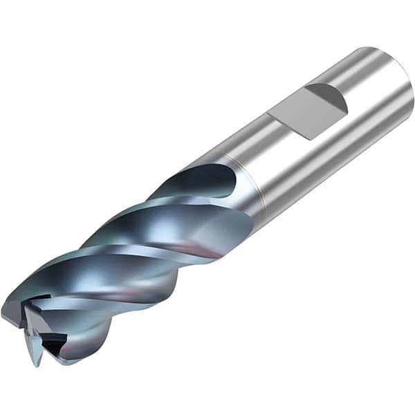Niagara Cutter - 1/2" Diam 4 Flute Solid Carbide 0.06" Corner Radius End Mill - Eagle Tool & Supply