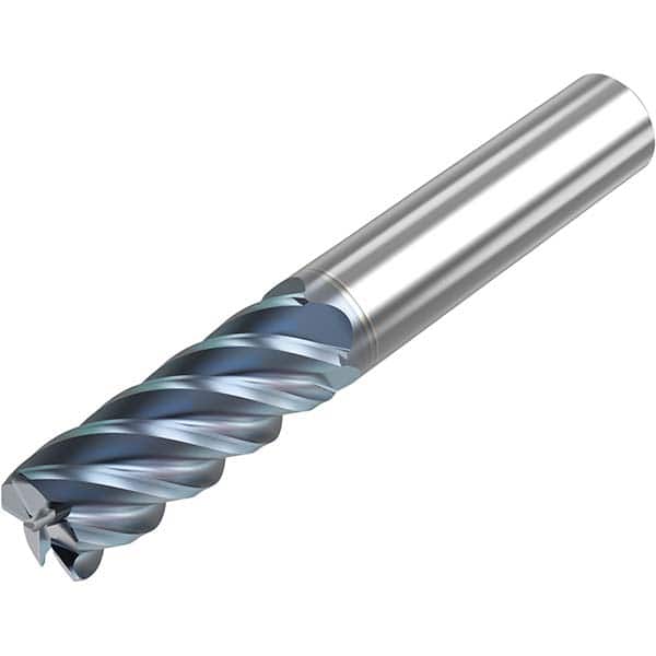 Niagara Cutter - 5/8" Diam 5 Flute Solid Carbide 0.03" Corner Radius End Mill - Eagle Tool & Supply