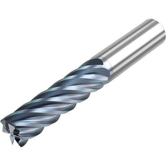 Niagara Cutter - 5/8" Diam 6 Flute Solid Carbide 0.015" Corner Radius End Mill - Eagle Tool & Supply