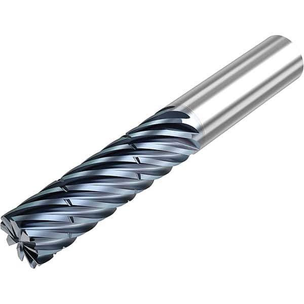 Niagara Cutter - 1" Diam 9 Flute Solid Carbide 0.03" Corner Radius End Mill - Eagle Tool & Supply