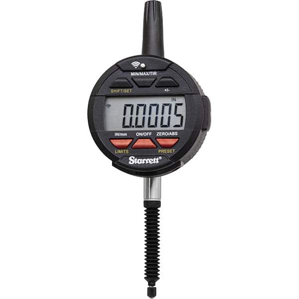 Starrett - Electronic Drop Indicators Minimum Measurement (Decimal Inch): 0 Minimum Measurement (Inch): 0 - Eagle Tool & Supply