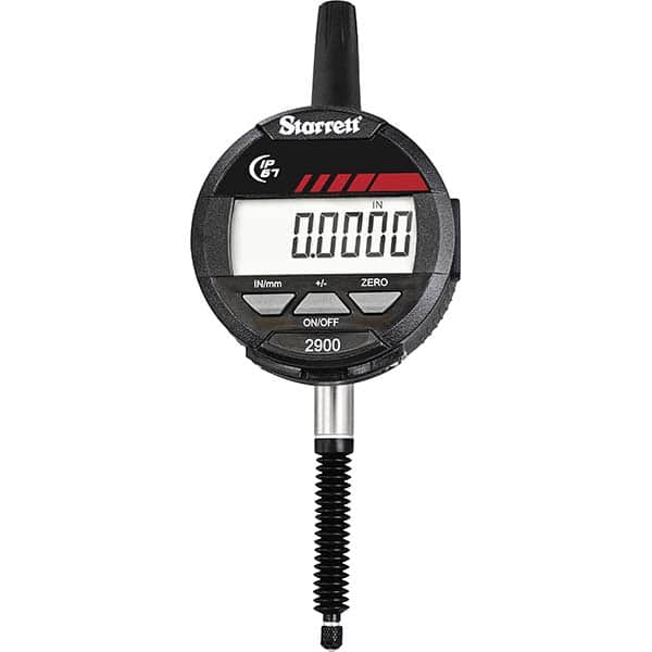 Starrett - Electronic Drop Indicators Minimum Measurement (Decimal Inch): 0 Minimum Measurement (Inch): 0 - Eagle Tool & Supply