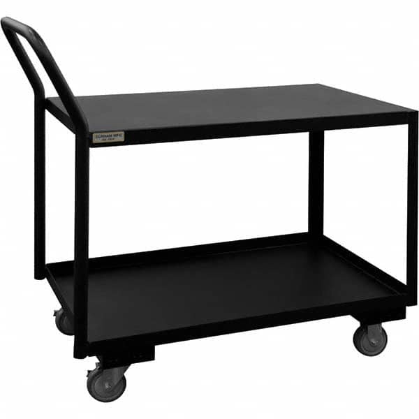 Durham - 1,200 Lb Capacity 2-Shelf Low Deck Service Truck - Eagle Tool & Supply