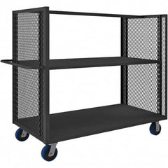 Durham - 2,000 Lb Capacity 2-Shelf 2-Sided Mesh Truck - Eagle Tool & Supply
