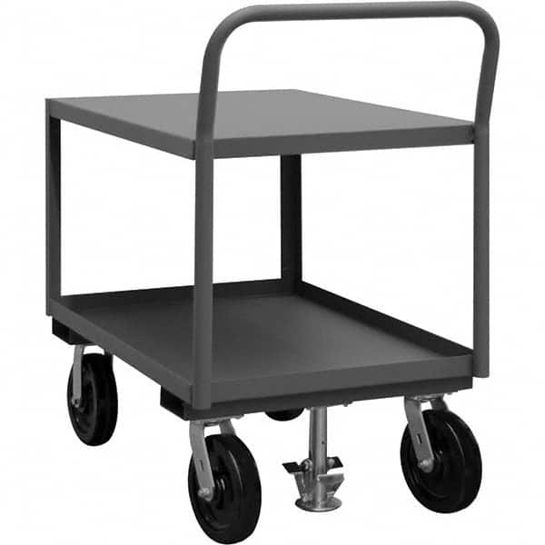 Durham - 2,400 Lb Capacity 2-Shelf Low Deck Service Truck - Eagle Tool & Supply